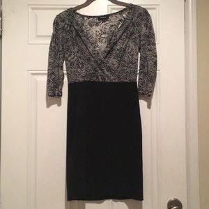 Express XS Black & Gray Dress